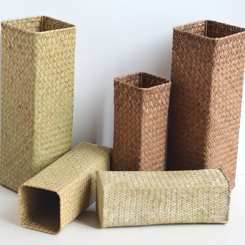 Nordic seaweed woven vase