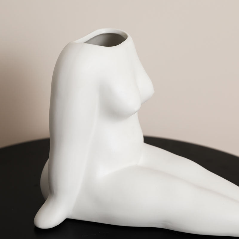 Nordic Ceramic Body Sexy Art Decorative Vase