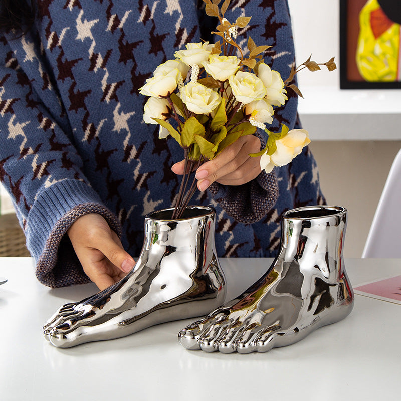 Ceramic vase foot ornaments