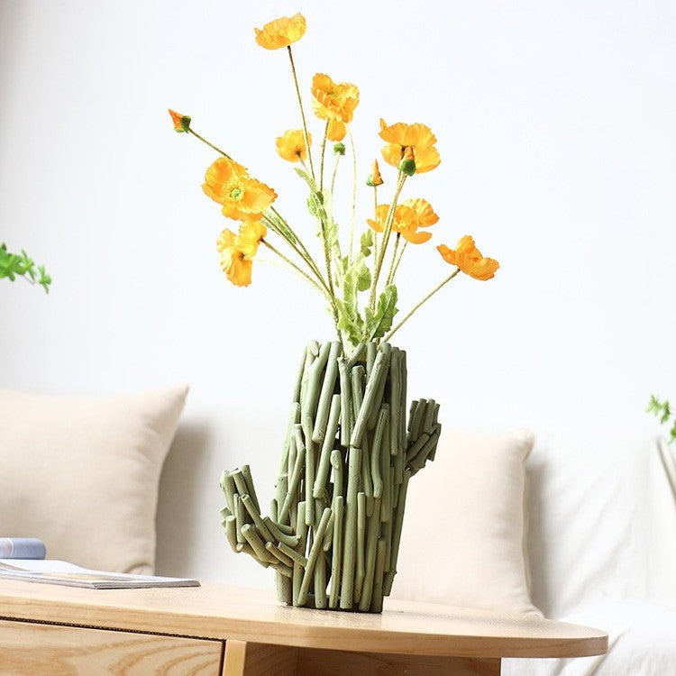 Creative Cactus Flower Vase Ornaments