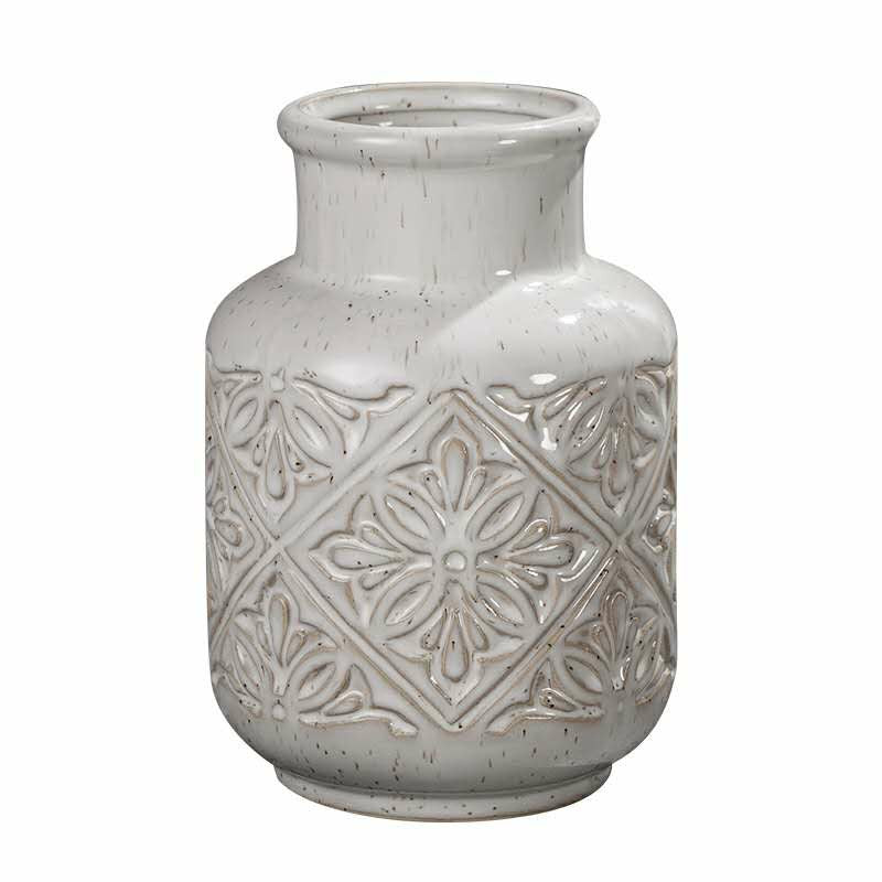 Nordic Creative Art Face Ceramic Vase Ornament