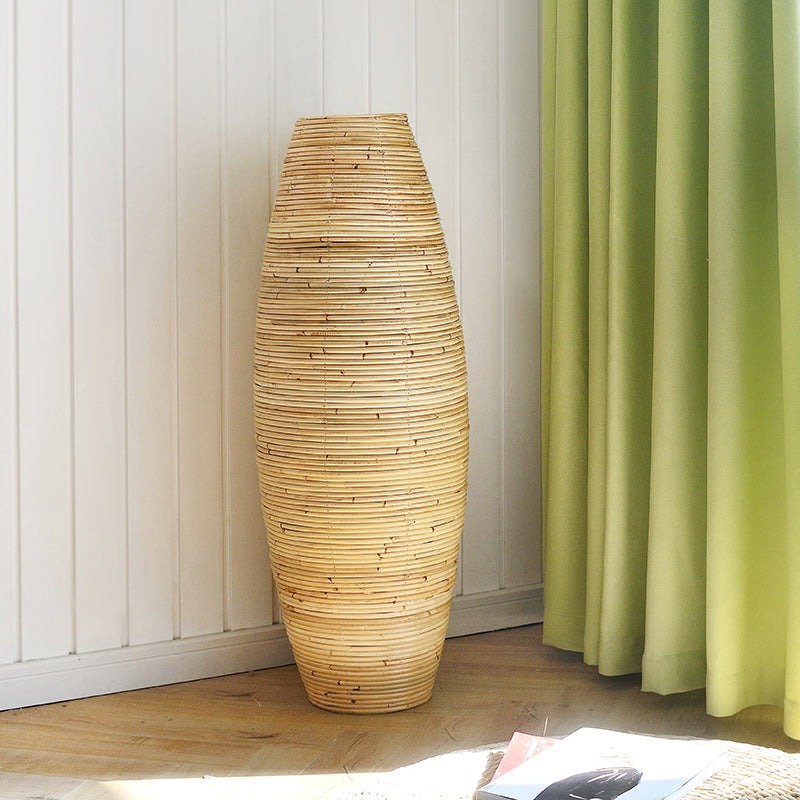 Simple Modern Rattan Wooden Vase