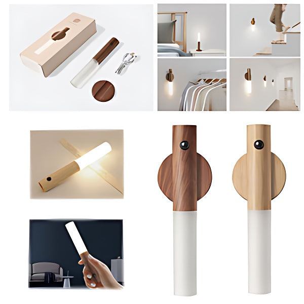 Magnetlight - Wooden Magnetic Wall Lamp